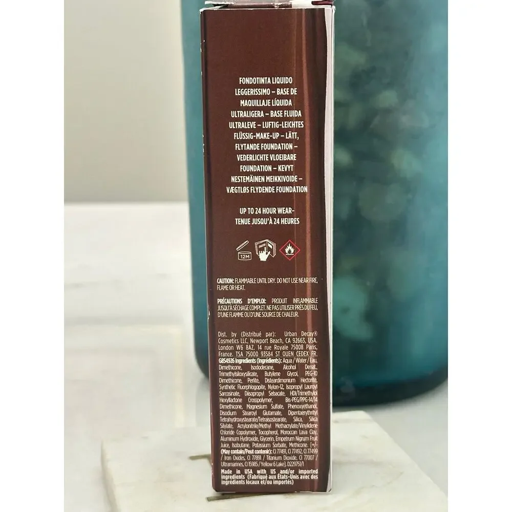 Urban Decay Stay Naked Foundation 90WR Deep Warm Red Matte 1oz New Discontinued